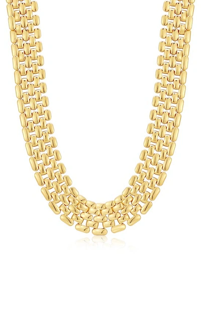 Luv Aj Celine Chain Link Necklace In Gold