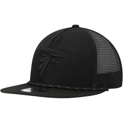 New Era Black Atlanta Falcons Illumination Golfer Snapback Trucker Hat
