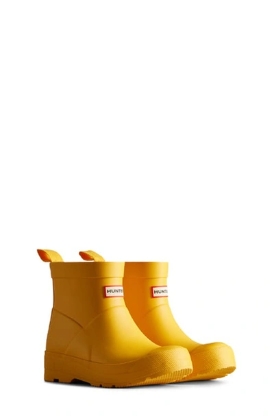 Hunter Play Waterproof Short Boot In Yellow