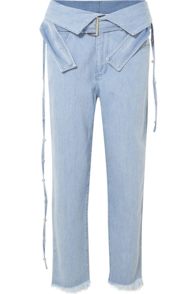 Marques' Almeida Marques Almeida Blue Crossover Jeans