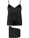 Equipment Camisole Nightwear Set - Black