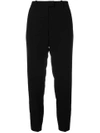 Barbara Bui Cropped Tailored Trousers In Black