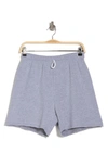 Bella+canvas Cutoff Sweat Shorts In Athletic Heather