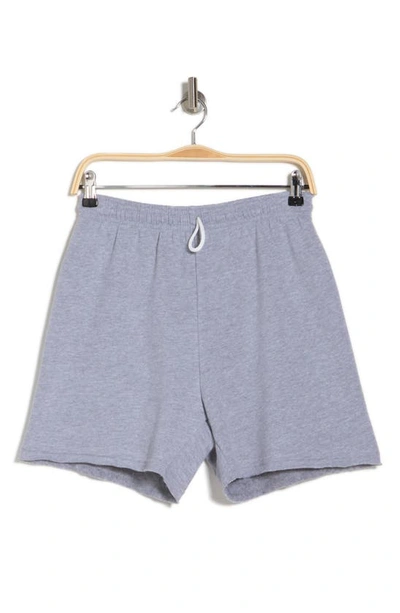 Bella+canvas Cutoff Sweat Shorts In Athletic Heather