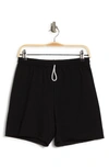 Bella+canvas Cutoff Sweat Shorts In Black