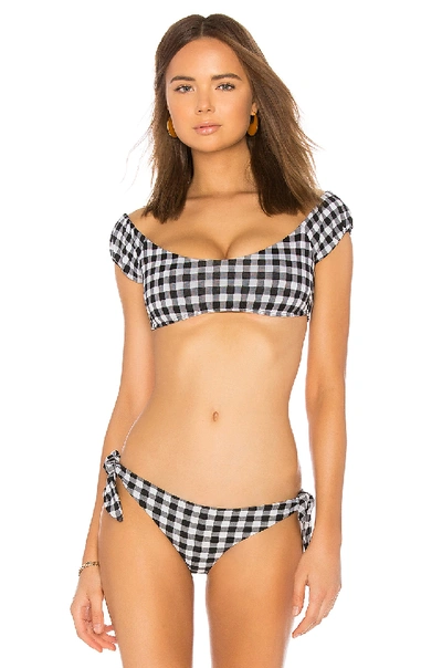 Beach Riot X Stone Cold Fox Maddy Bikini Bottoms In Gingham