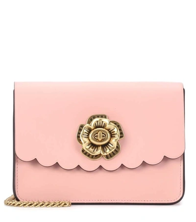 Coach Bowery Leather Shoulder Bag In Pink
