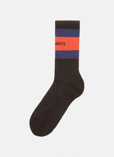 Vetements X Tommy Hilfiger Socks In Black | ModeSens