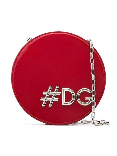 Dolce & Gabbana Dg Girls Round Shoulder Bag In Red