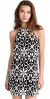 Ramy Brook Irina Halter Mini Dress In Black