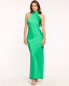 Ramy Brook Tatiana High Neck Maxi Dress In Garden Green