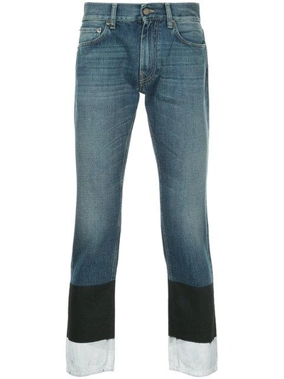 Ports V Colour Block Jeans In Blue