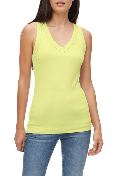 Michael Stars Maya V-neck Tank In Peridot