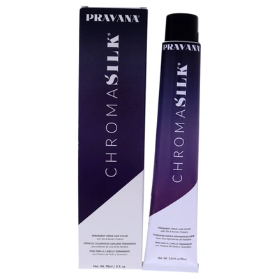 Pravana Chromasilk Creme Hair Color - 7.45 Copper Mahogany Blonde By  For Unisex - 3 oz Hair Color In Blue