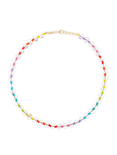 Bea Bongiasca Women's Save The Colours 9k Gold & Rock Crystal Full Spectrum Beaded Necklace
