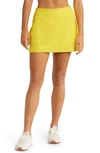 Beyond Yoga Space Dye High Waist Movement Skort In Yellow Flower Heather