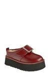 Ugg X Opening Ceremony Tasman X Platform Slip-on Shoe In Oxblood