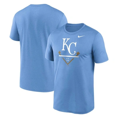 Nike Men's  Light Blue Kansas City Royals Big And Tall Icon Legend Performance T-shirt