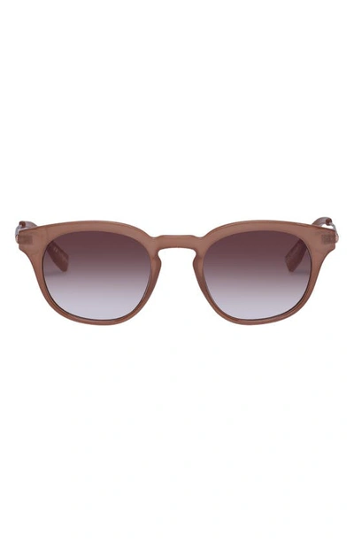 Le Specs Trasher 50mm Square Sunglasses In Barley