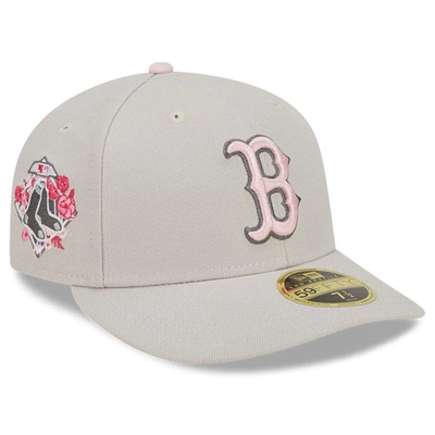 New Era Khaki Boston Red Sox 2023 Mother's Day Low Profile 59fifty Fitted Hat