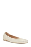 Stuart Weitzman Bardot Ballet Flat In Light Gold