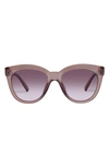 Le Specs Resumption 54mm Cat Eye Sunglasses In Putty