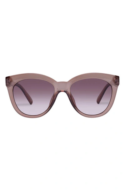 Le Specs Resumption 54mm Cat Eye Sunglasses In Putty