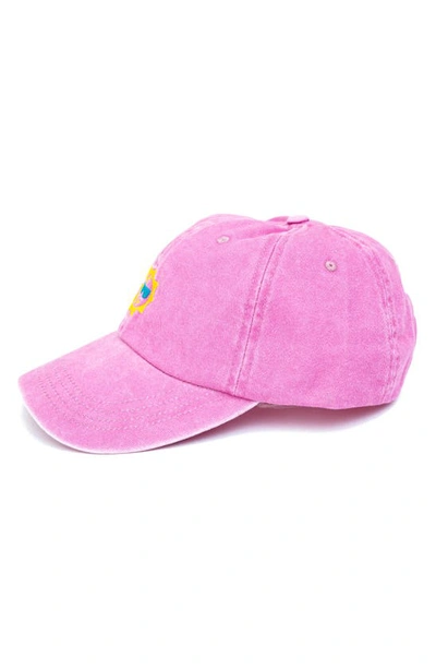 Babiators Babies' Kids' Logo Cotton Baseball Cap In Pink