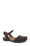 Dansko Rowan Sandal In Chocolate Milled Nubuck