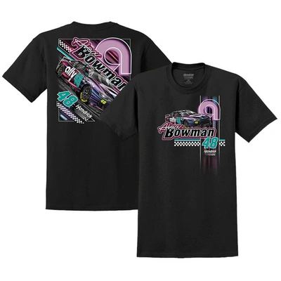 Hendrick Motorsports Team Collection Black Alex Bowman Ally Night Car T-shirt
