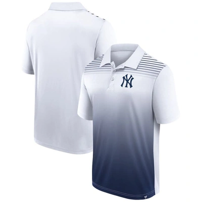 Fanatics Men's  White, Navy New York Yankees Sandlot Game Polo Shirt In White,navy