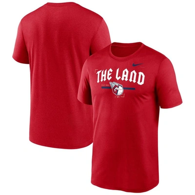Nike Red Cleveland Guardians Local Legend T-shirt