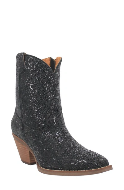 Dingo Rhinestone Cowgirl Western Boot In Black