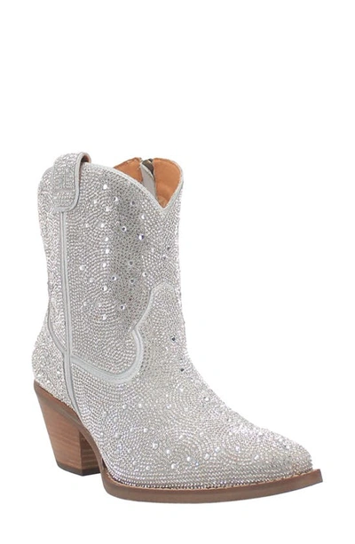 Dingo Rhinestone Cowgirl Western Boot In Grey