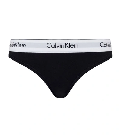 Calvin Klein Logo Bikini Briefs In Black