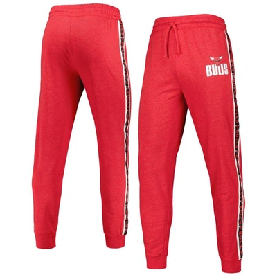 Concepts Sport Red Chicago Bulls Team Stripe Jogger Pants