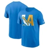 Nike Powder Blue Los Angeles Chargers Local Essential T-shirt