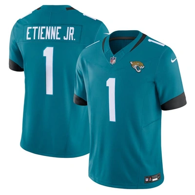 Nike Travis Etienne Teal Jacksonville Jaguars Vapor F.u.s.e. Limited  Jersey In Green