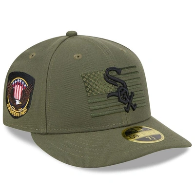 New Era Green Chicago White Sox 2023 Armed Forces Day Low Profile 59fifty Fitted Hat