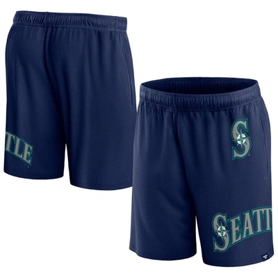 Fanatics Branded  Navy Seattle Mariners Clincher Mesh Shorts