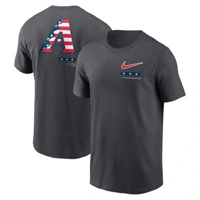 Nike Anthracite Arizona Diamondbacks Americana T-shirt