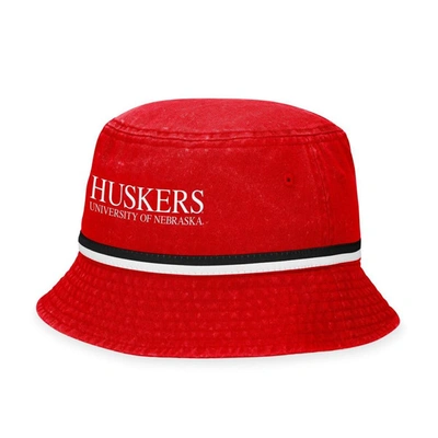 Top Of The World Scarlet Nebraska Huskers Ace Bucket Hat