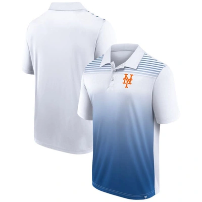 Fanatics Men's  White, Royal New York Mets Sandlot Game Polo Shirt In White,royal