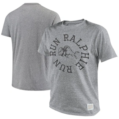Retro Brand Men's Original  Gray Colorado Buffaloes Big And Tall Tri-blend T-shirt