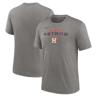 Nike Heather Charcoal Houston Astros We Are All Tri-blend T-shirt