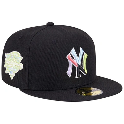 New Era Black New York Yankees Multi-color Pack 59fifty Fitted Hat