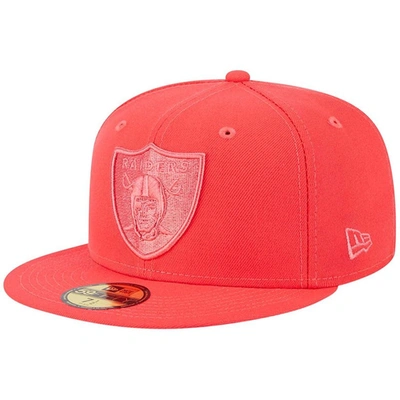 New Era Red Las Vegas Raiders Color Pack Brights 59fifty Fitted Hat