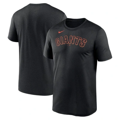 Nike Black San Francisco Giants New Legend Wordmark T-shirt