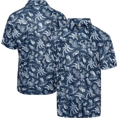 Columbia Navy Dallas Cowboys Super Terminal Tackle Omni-shade Polo