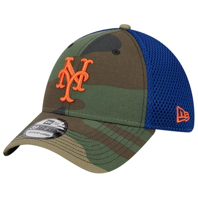 New Era Camo New York Mets Team Neo 39thirty Flex Hat